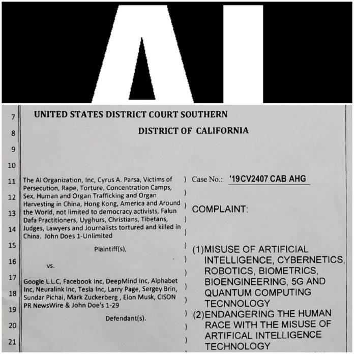 Google, Facebook, Neuralink Sued for Weaponized AI Tech Transfer 20191219_132936-696x696